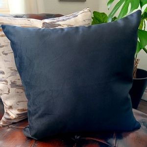 Black handmade pillow covers